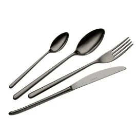 VENICE GUN METAL SERVIZIO POSATE 24 PZ