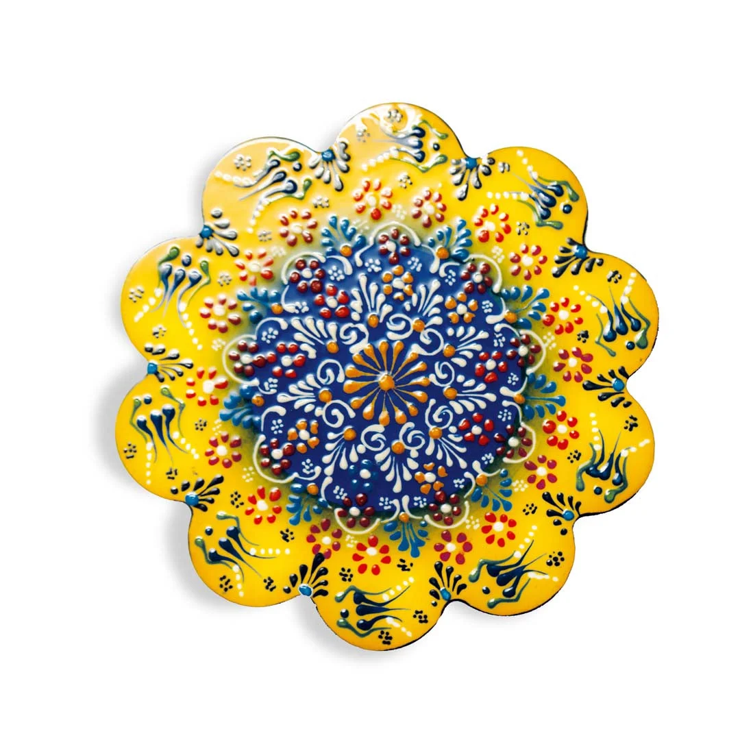 WD LifeStyle Sottopentola Ceramica D 18,5 Cm Giallo