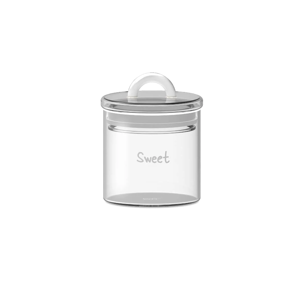 WD LifeStyle Barattolo Zuccheriera Vetro Borosilicato con Tappo