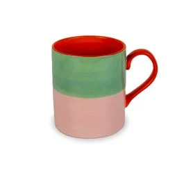 SINTRA MUG 400 ML VERDE E ROSA