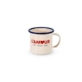 BREST LINE MUG IN LATTA L'AMOUR DE MA VIE 350ML