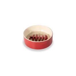 WELLINGTON CIOTOLA PET LISCA BORGOGNA E BEIGE 12 CM