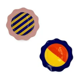 SINTRA SET 2 PIATTI DESSERT 19 CM ARANCIO