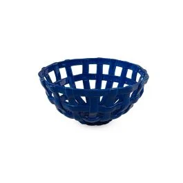 GIFT IDEAS CESTINO CENTROTAVOLA BLU 22,5X10,3 CM