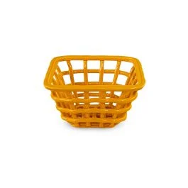 GIFT IDEAS CESTINO CENTROTAVOLA GIALLO 18,4X11 CM