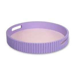 SAMARCANDA VASSOIO VIOLA 30 CM