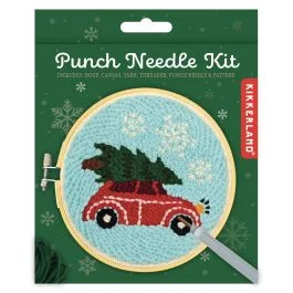 RED CAR PUNCH NEEDLE
