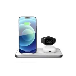 STAND RICARICA WIRELESS 4-IN-1 BIANCO