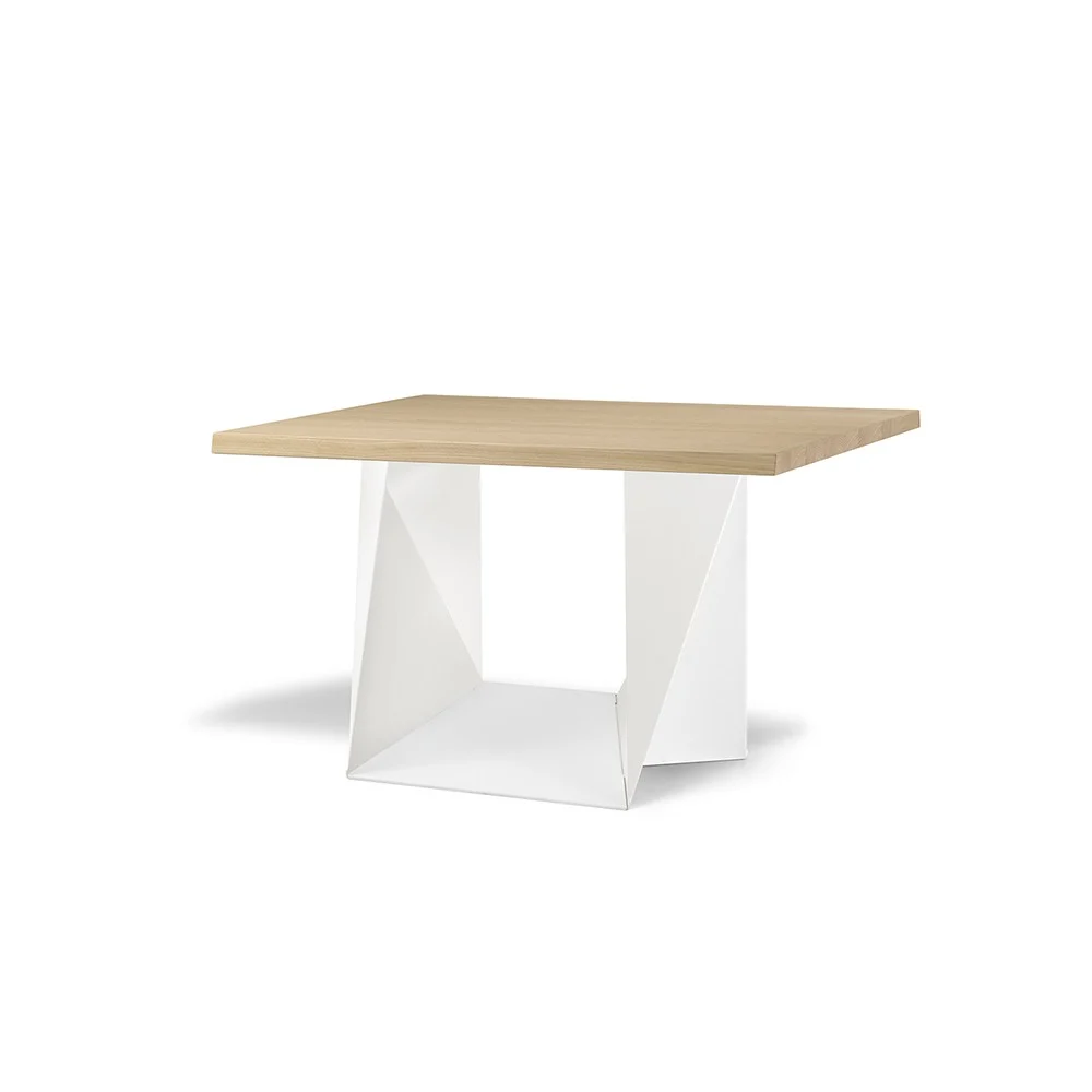 Alma Design Clint tavolo allungabile con struttura in acciaio piano in legno