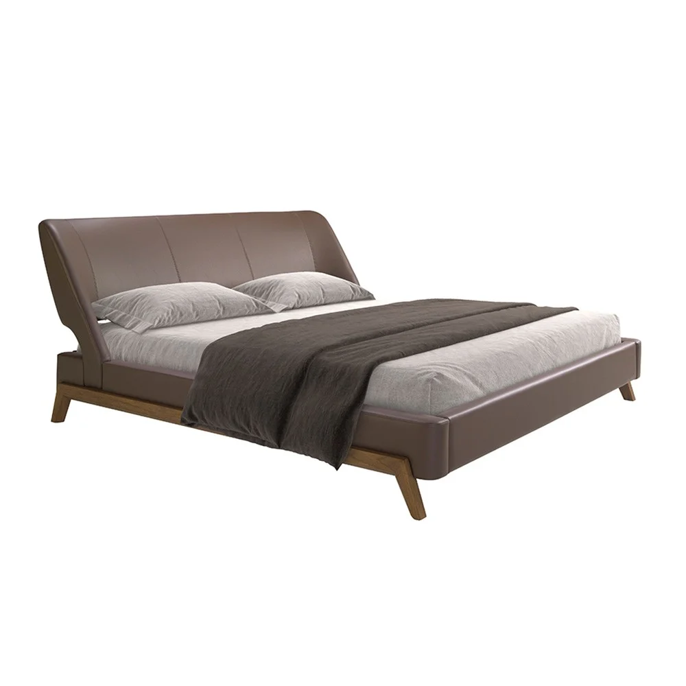 Angel Cerda letto matrimoniale 7159 in legno rivestito in similpelle