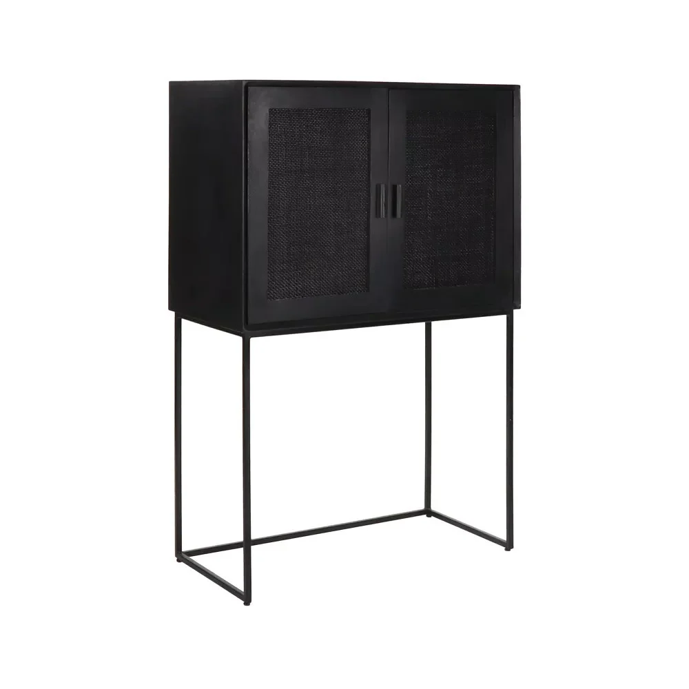 Armadio ANGELA L 80 x L 40 x H 125 cm - nero