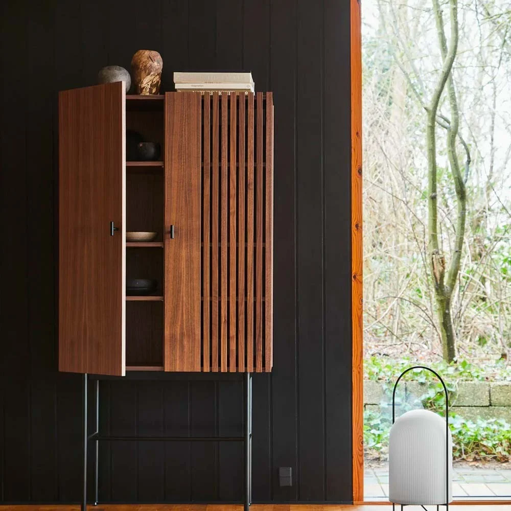 Array Buffet alto in noce 80 cm