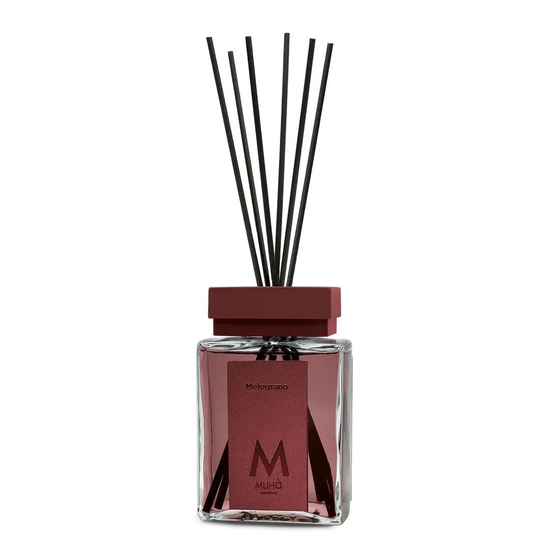 Muhà Luxe Perfume Diffusore Ambiente con Bastoncini Melograno 100 Ml