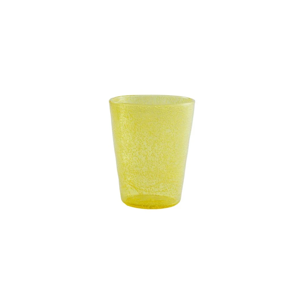 Zani Serafino Memento Synth Bicchiere da Acqua Giallo in Metacrilato