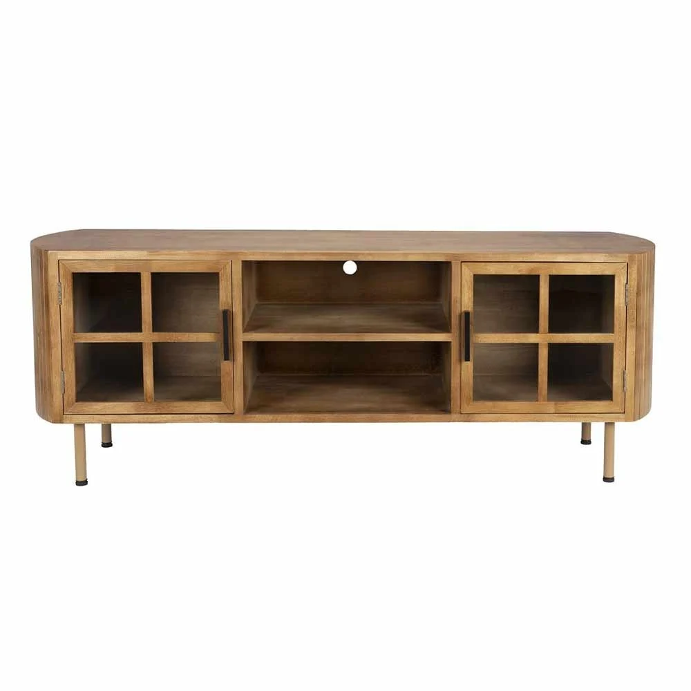 Buffet Bas Yaro Wood Hevéa Brown