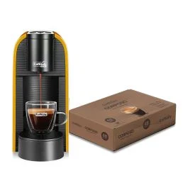 VOLTA MACCHINA ESPRESSO SENAPE + 48 CAPS CORPOSO