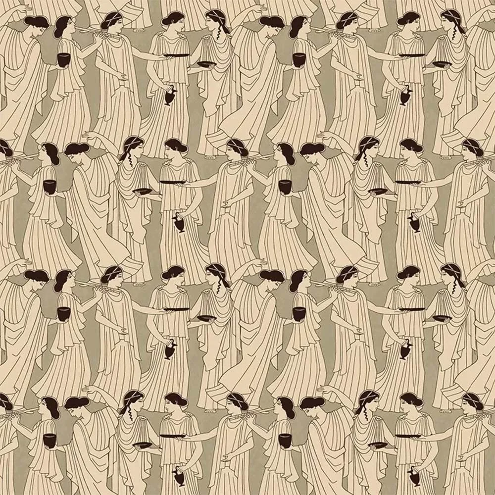 Carta da parati grigia Goddess
