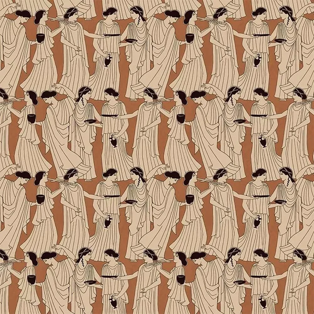 Carta da parati in terracotta Dea