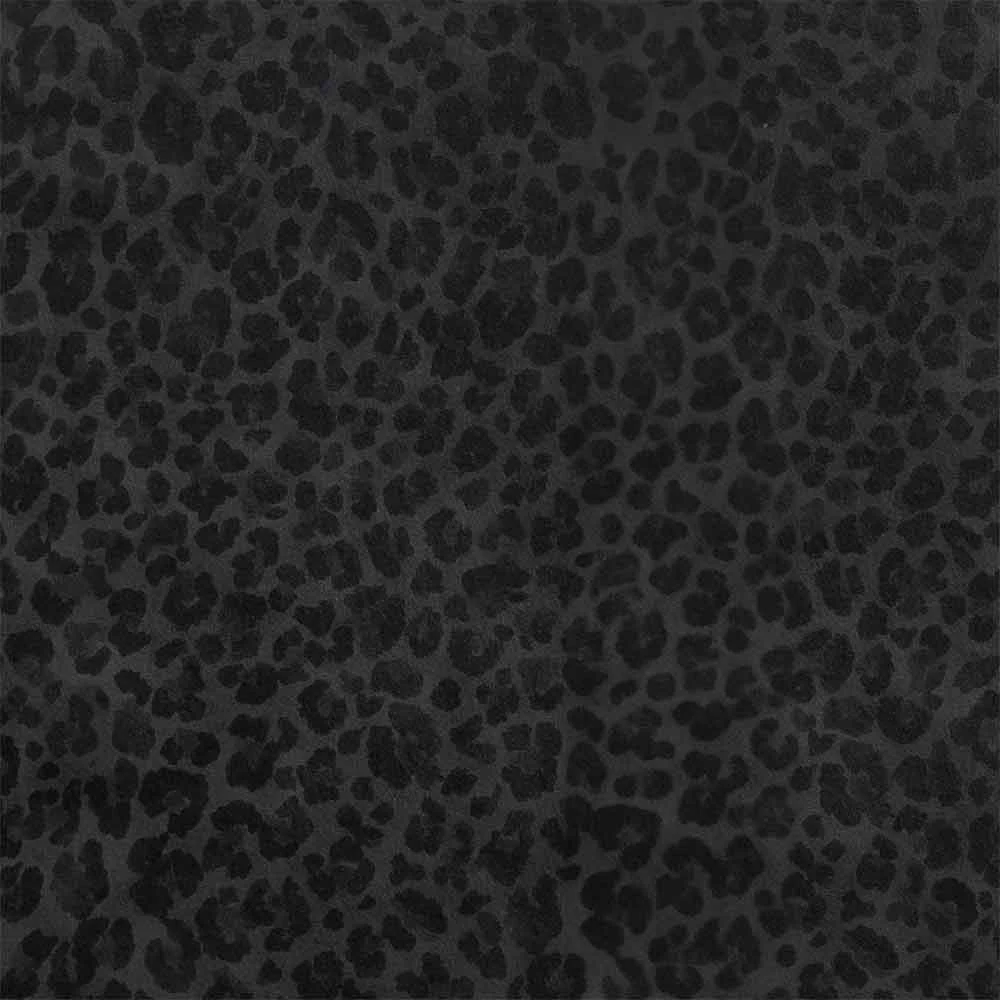 Carta da parati leopardata in ebano
