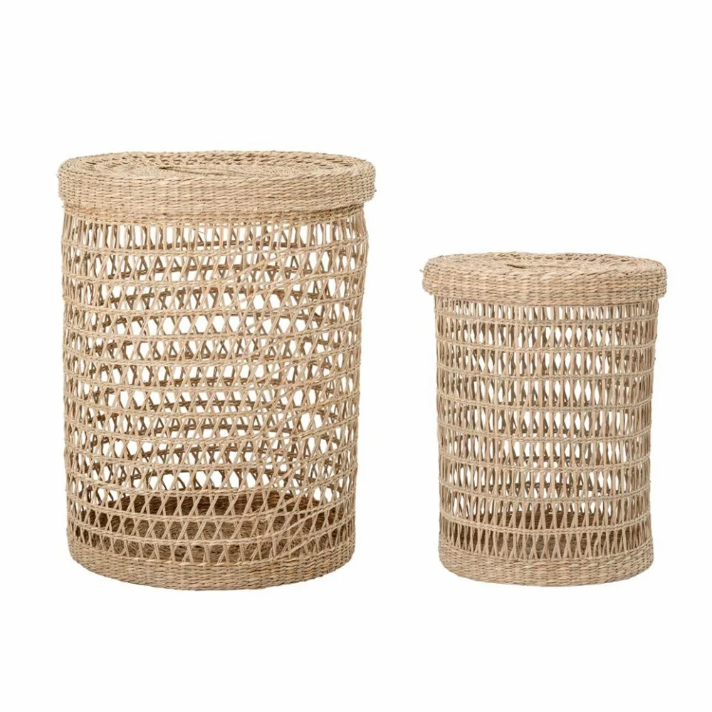 Cestino Connie con coperchio - set da 2