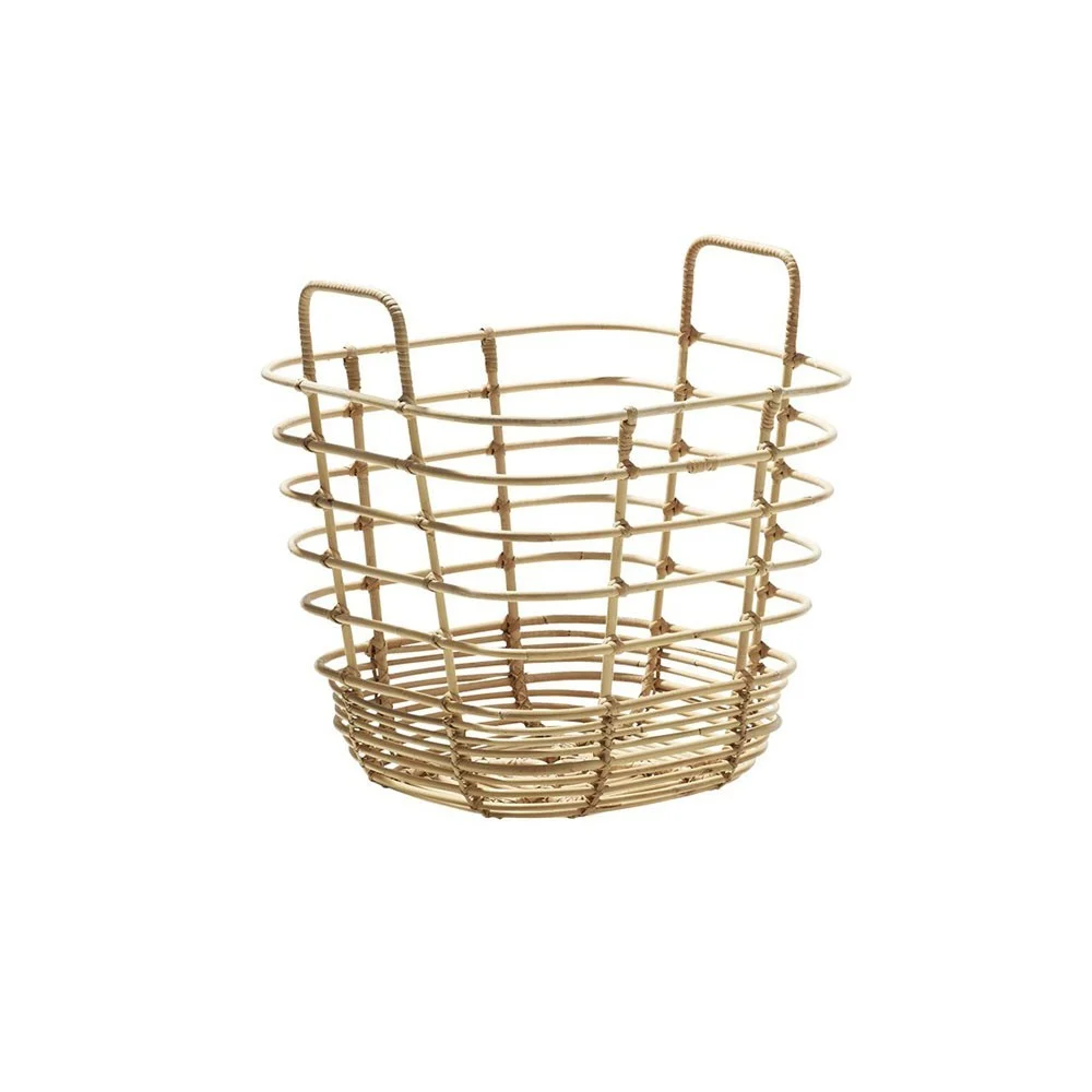 Cestino rettangolare in rattan Sweep