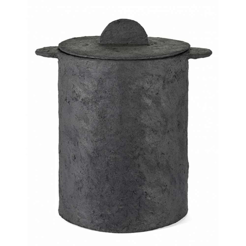 Cesto Earth per il bucato + coperchio + sacchetto nero