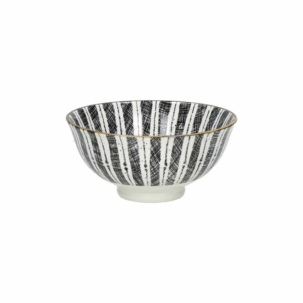 Ciotola per cereali ALTO DIA 12 x H 6 cm - bianco e nero