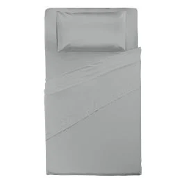 COMPLETO LETTO PIAZZA 1/2 PERLA 100% COTONE