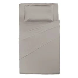 COMPLETO LETTO PIAZZA 1/2 SABBIA 100% COTONE