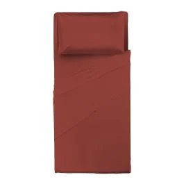COMPLETO LETTO SINGOLO ARGILLA BRUCIATA 100% COTONE