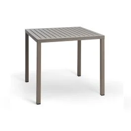 CUBE TAVOLO 80 CM TORTORA