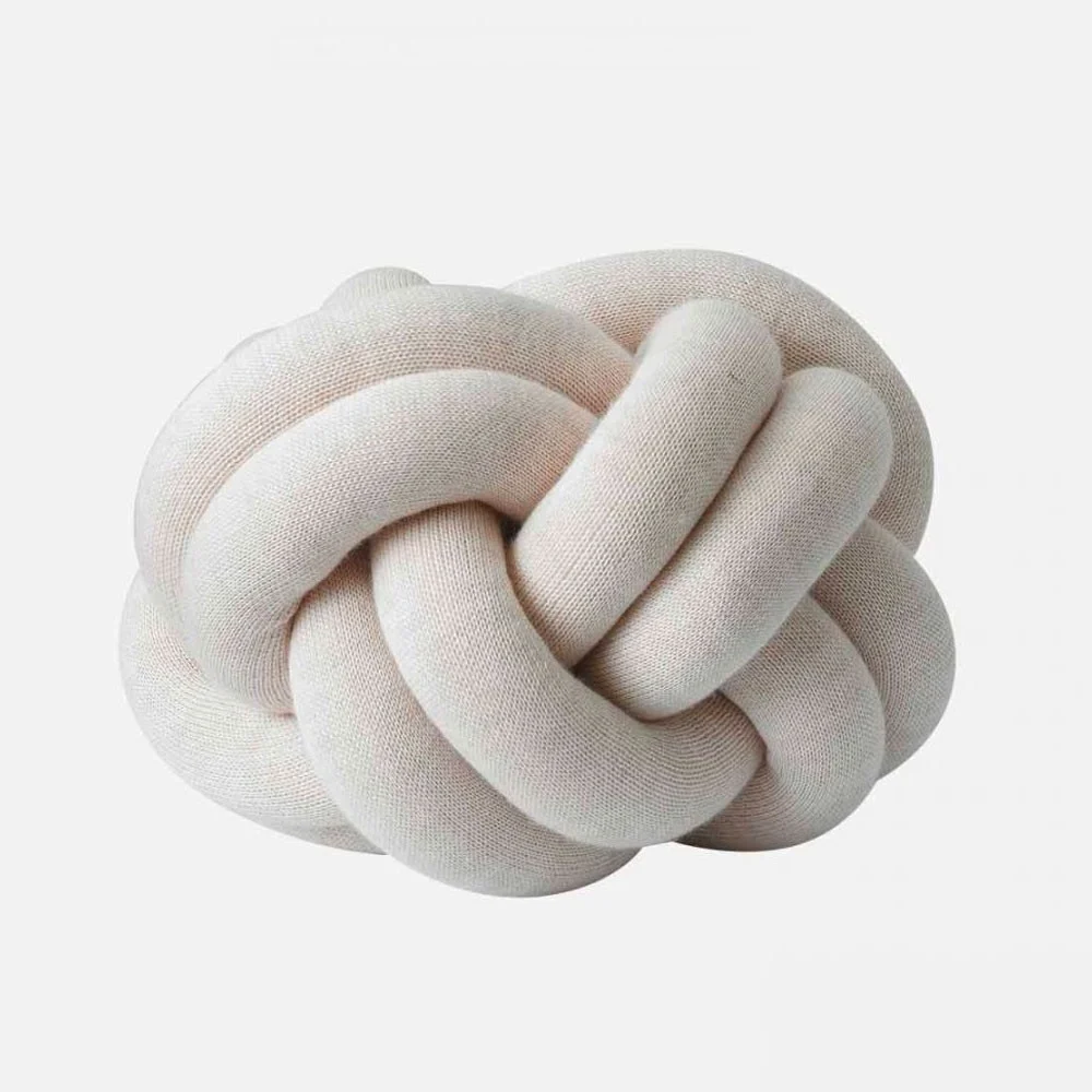 Cuscino Knot crema
