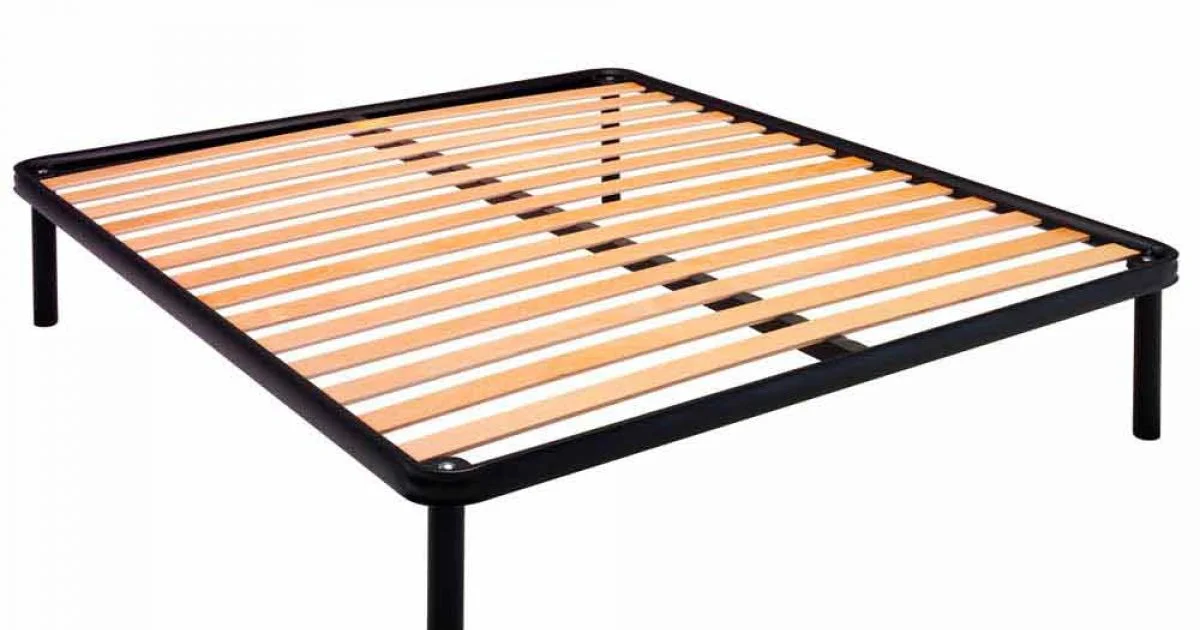 Rete Matrimoniale con Doghe in Legno Bio Comfort 1 160x190 cm - Mast