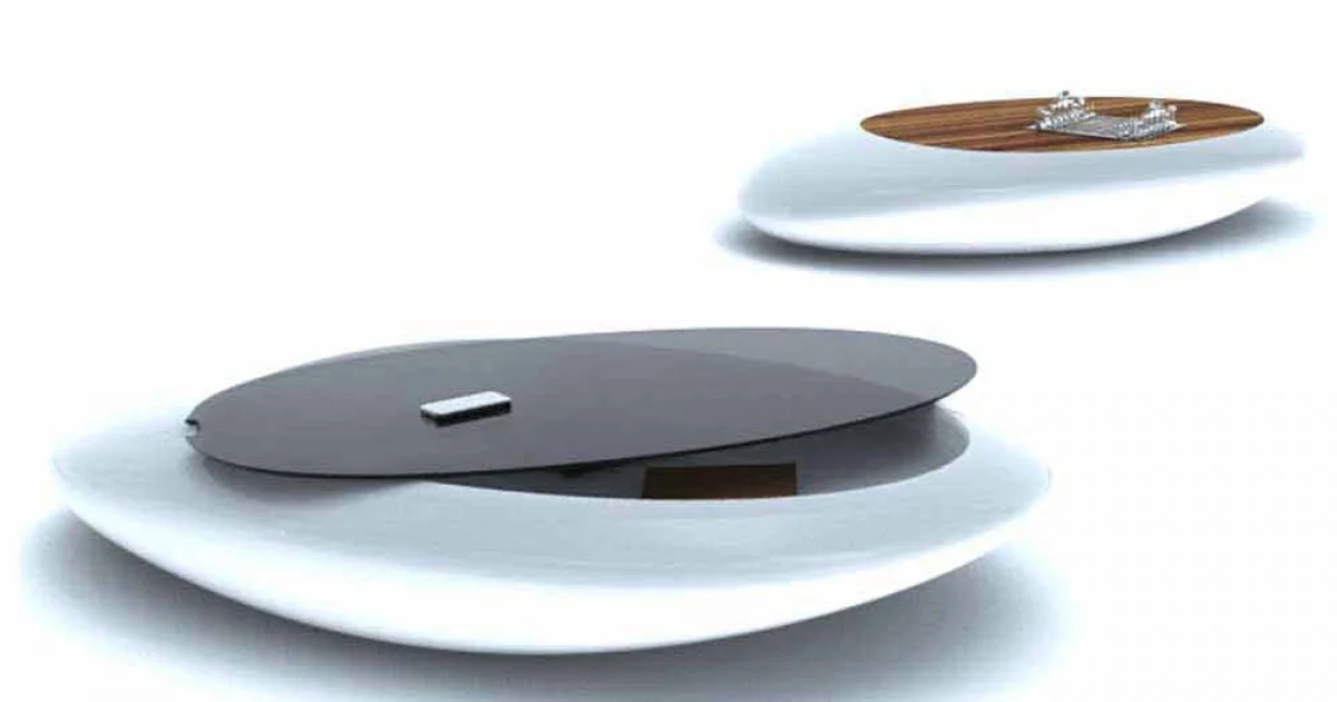Tavolino Design Soggiorno Drop Made in Italy