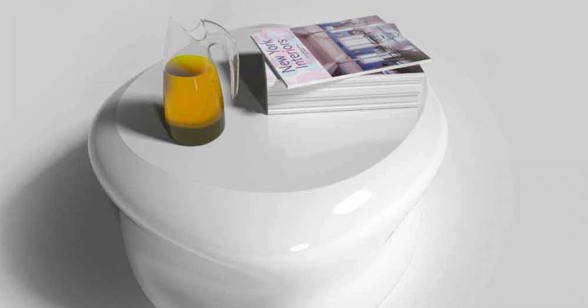 Tavolino Design Moderno Mou Made in Italy