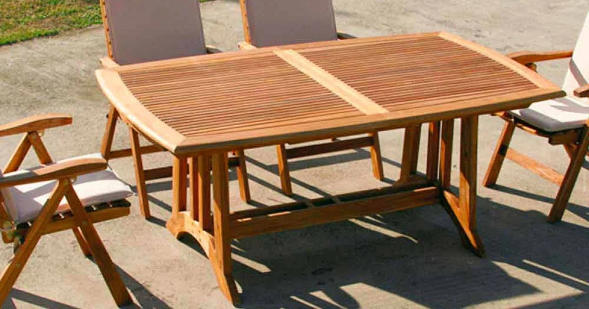 Tavolo allungabile in teak per esterni Amalfi