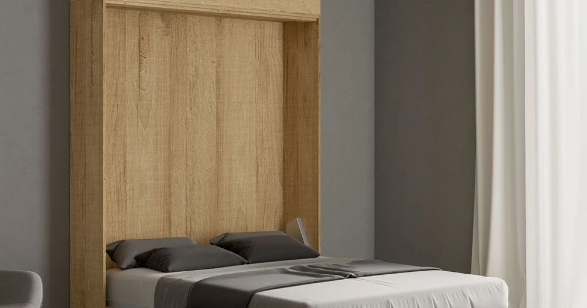 Letto Matrimoniale a Scomparsa Verticale con Pensile  - Magicompare