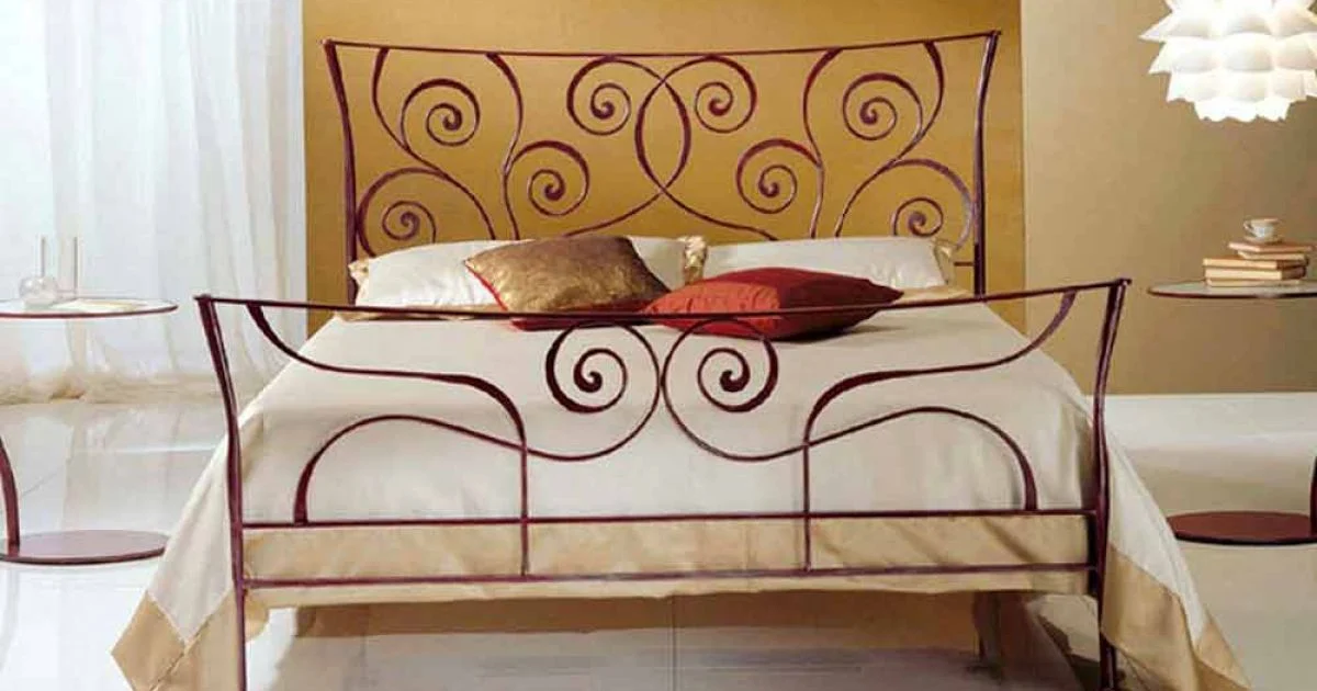 Letto Matrimoniale in Ferro Battuto Ares