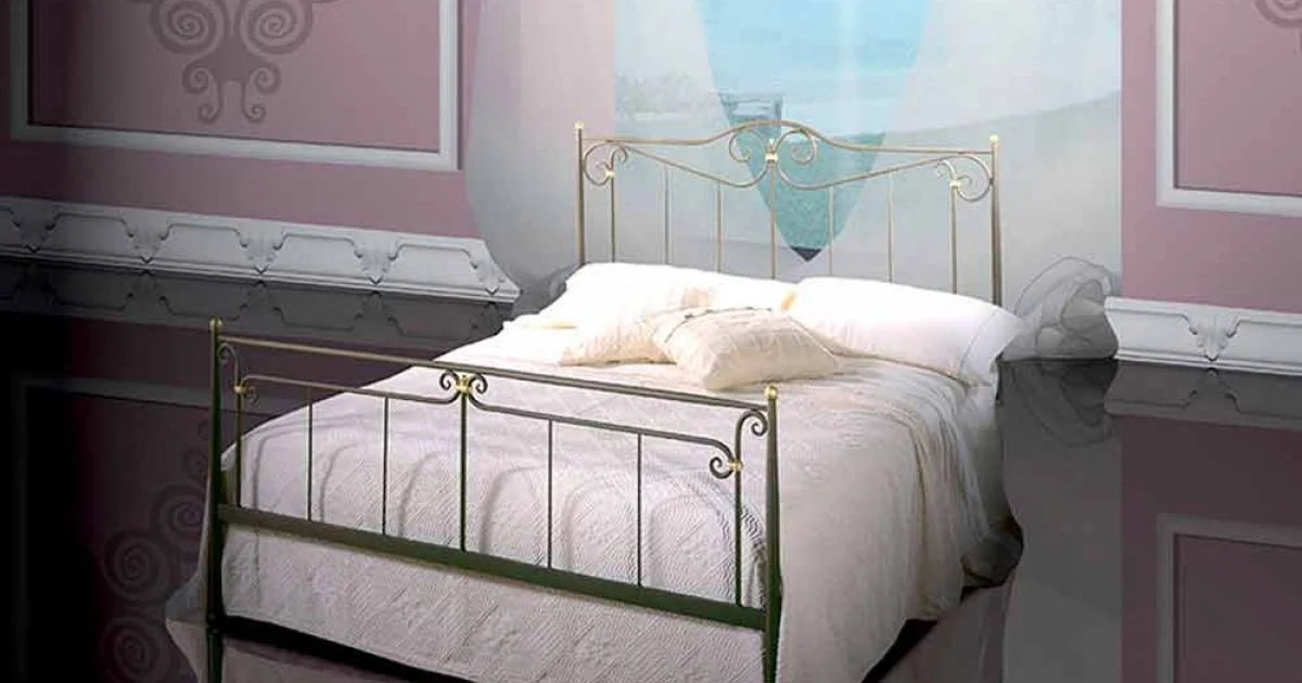 Letto Matrimoniale in Ferro Battuto Auriga