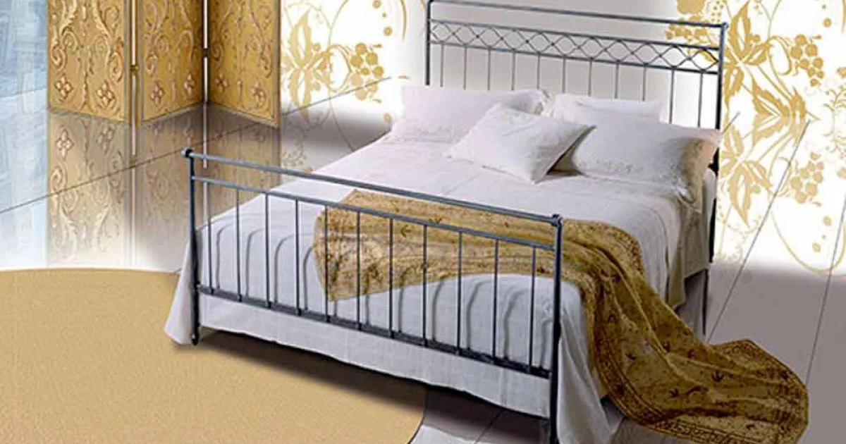 Letto Matrimoniale in Ferro Battuto Efesto