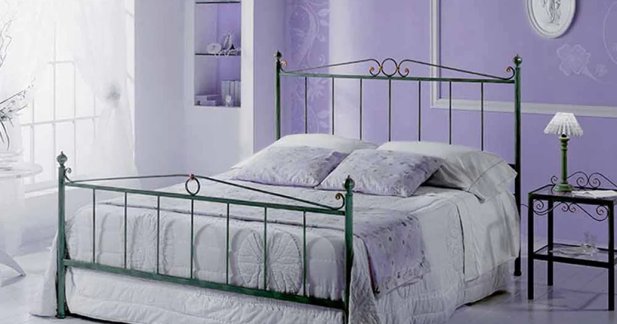 Letto Matrimoniale in Ferro Battuto Fauno