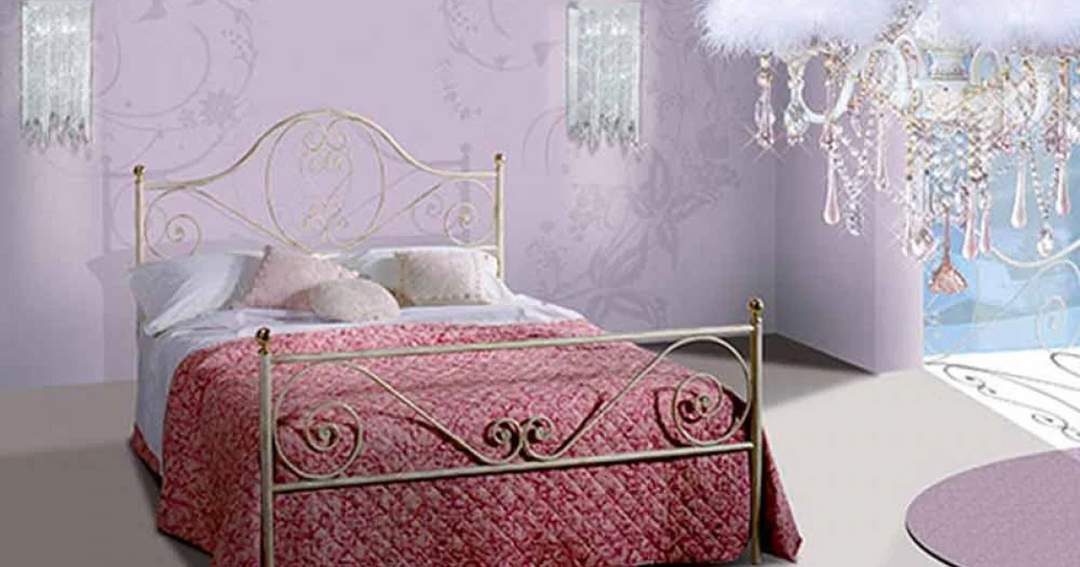 Letto Matrimoniale in Ferro Battuto Gea