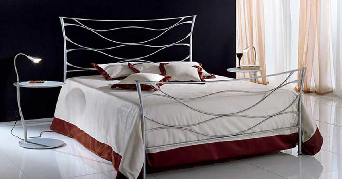 Letto Matrimoniale in Ferro Battuto Idra