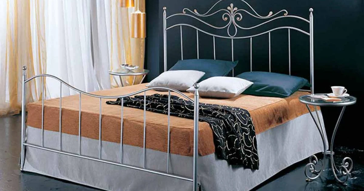 Letto Matrimoniale in Ferro Battuto Lira