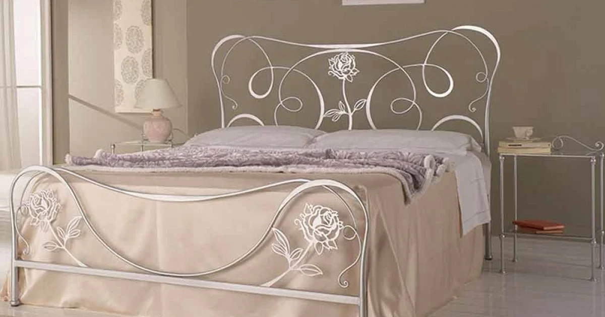 Letto Matrimoniale in Ferro Battuto Nefertiti