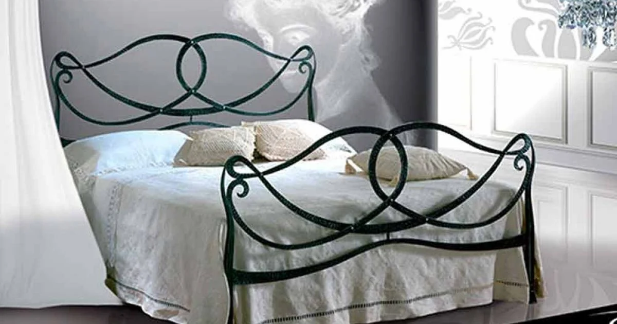 Letto Matrimoniale in Ferro Battuto Orchidea
