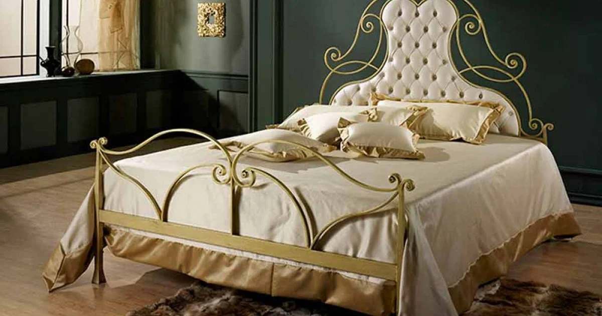 Letto Matrimoniale in Ferro Battuto Paride