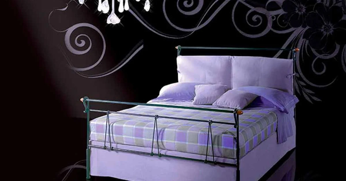 Letto Matrimoniale in Ferro Battuto Perseo
