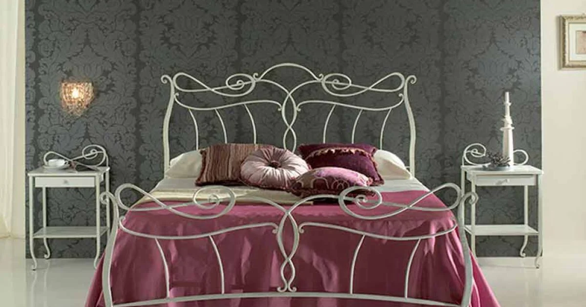 Letto Matrimoniale in Ferro Battuto Venere