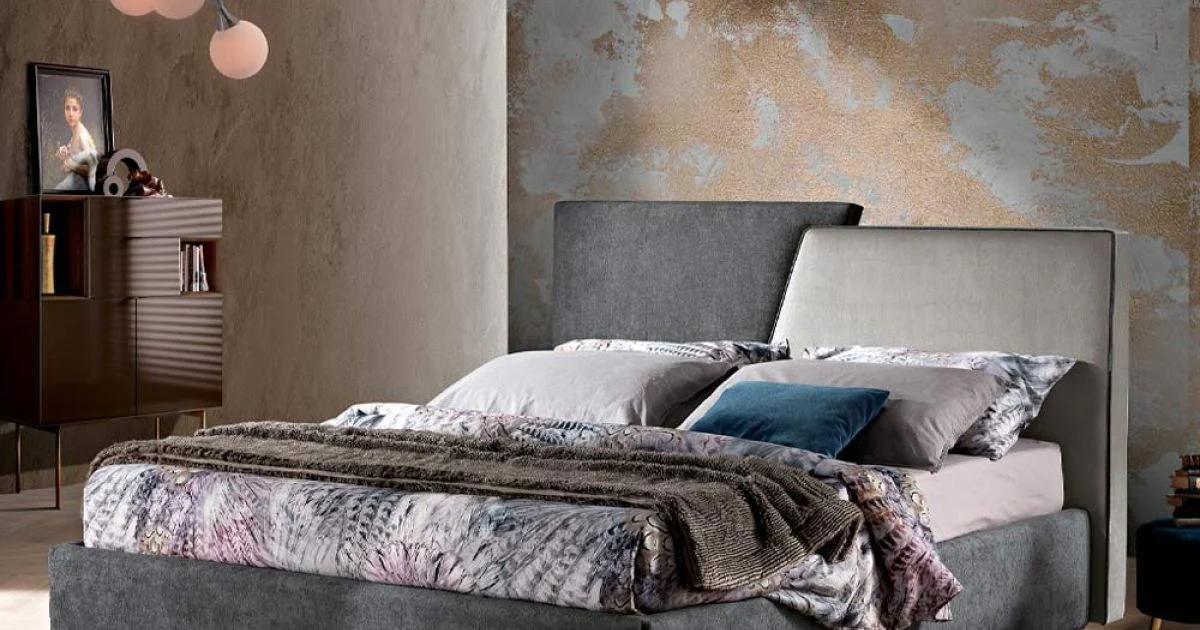 Letto Matrimoniale Moderno Imbottito Design Trapuntato o Liscio - Aftamo